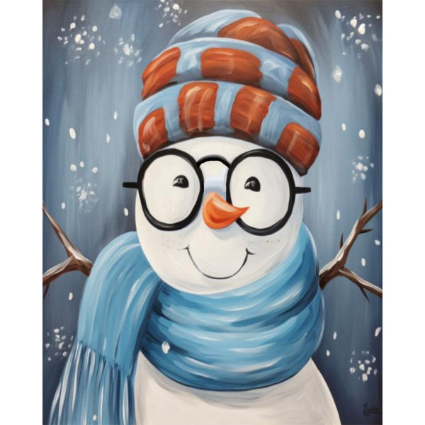 Paint Kit - Studious Snowman