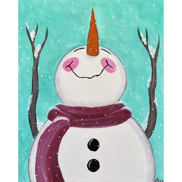 Paint Kit - Happy Snowman