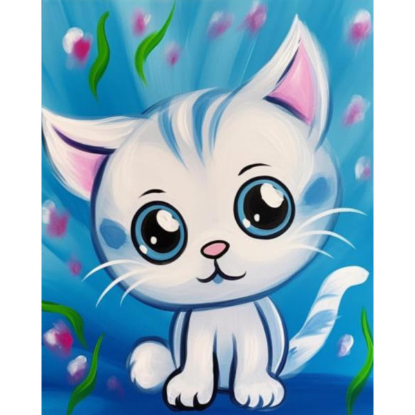 Paint Kit - Blue Kitty