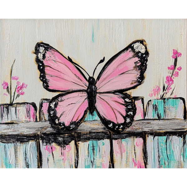Pink Butterfly - Wing Nutz - 7-29-25