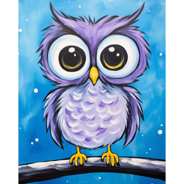 Paint Kit - Purple Owl
