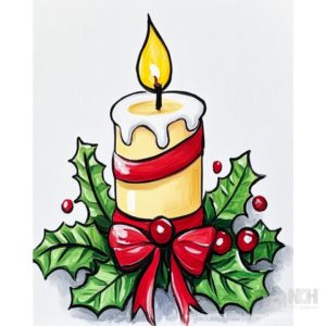 Christmas Candle - Wood Ash Rye - 12-3-25